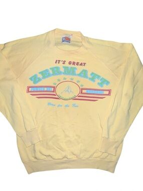 VTG 80s SWTICHER Sweatshirt Pullover PORTUGAL M
